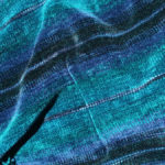 Teal chenille swatch