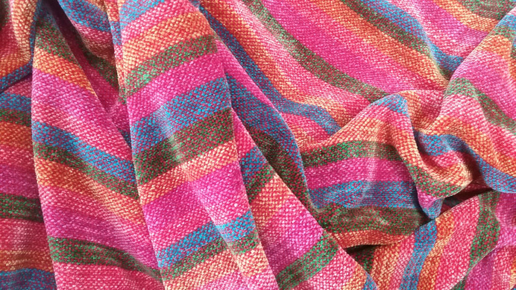 Candy Stripe Chenille