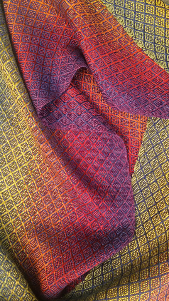 Navy Forest Tencel Scarf